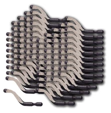 Shaviv 29135 BULK Pack of 100pcs B10 HSS Deburring Blades for Steel,Aluminum