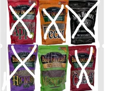 Bbqr's Delight Wood Smoking Pellets -  Value Pack 1 Lb New  mesquite