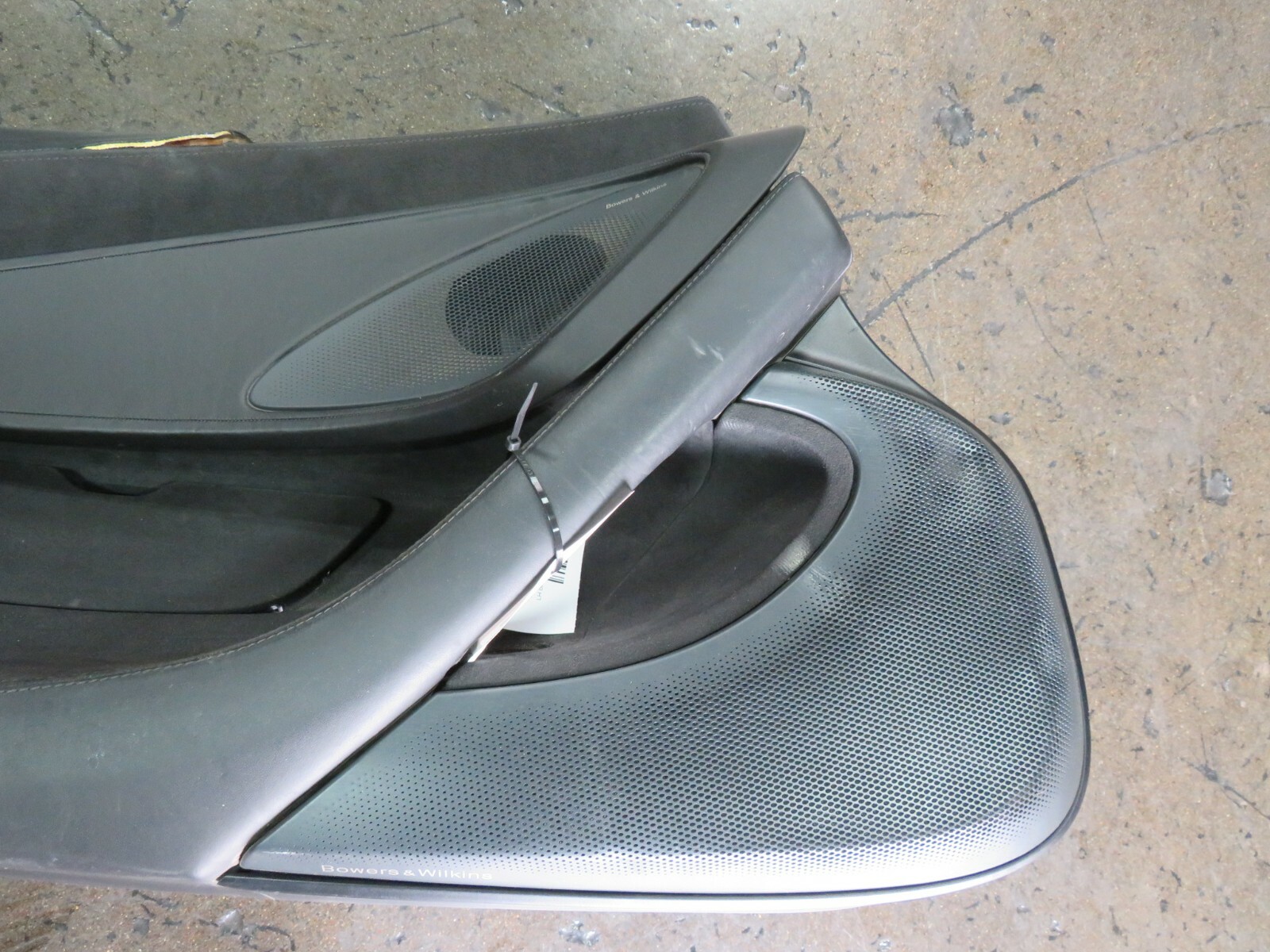 Mclaren 570S, LH, Left, Front Door Trim Panel, Black, Damaged, Used