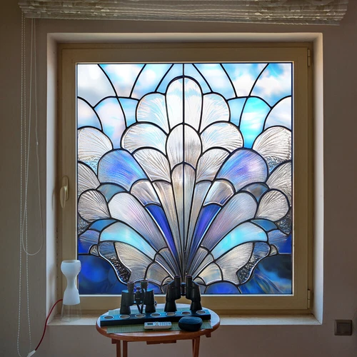 AU Static Cling Glass Window Film Privacy Stained Glass Sticker UV Protection - Picture 8 of 47