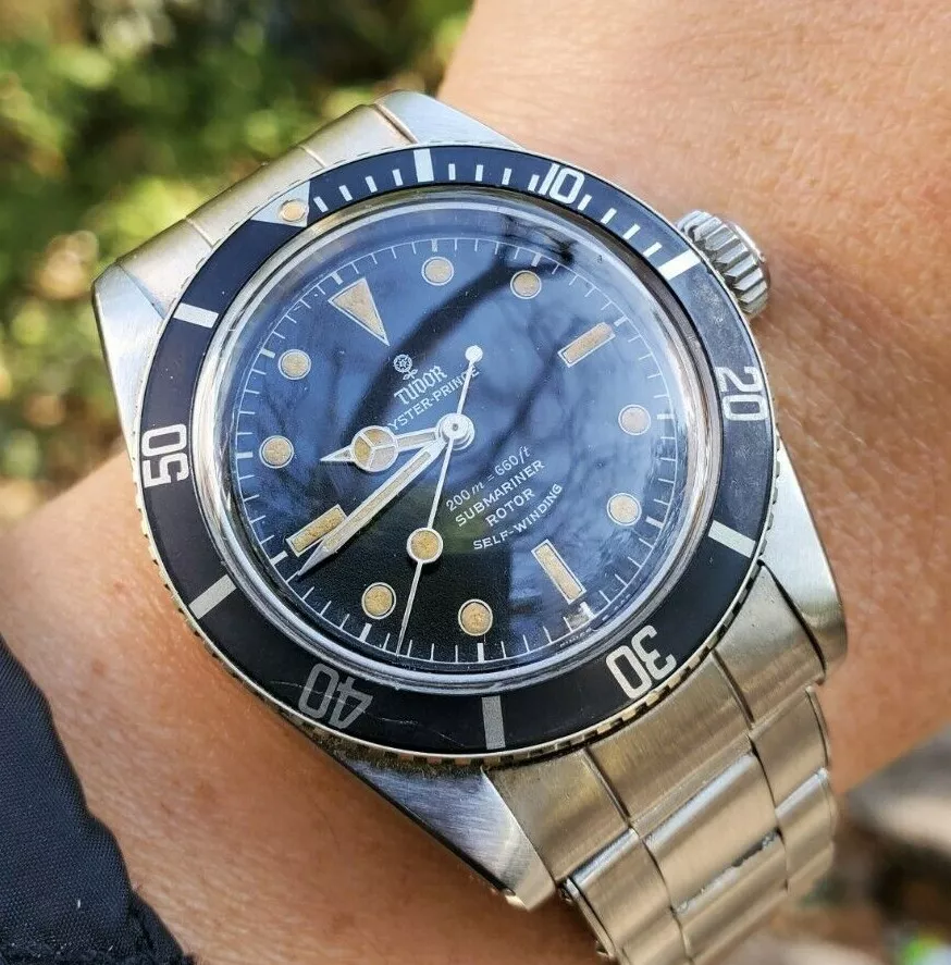Rare 1958 Tudor Submariner Big Crown Ref. 7924 with French