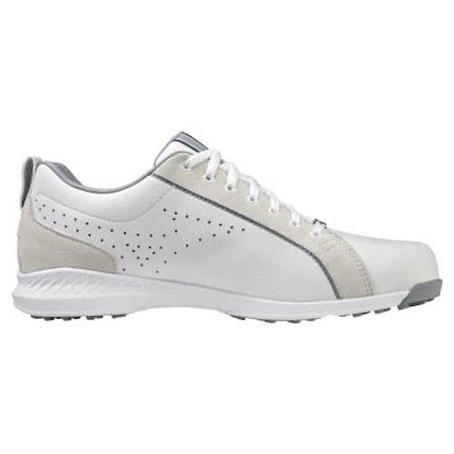 Mizuno MZU LE Men's Spikeless Golf Shoes EEE WIDE Leather White US9.5 26.5cm - Image 2 of 4