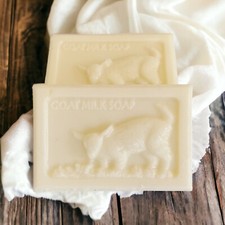 Goat Milk Handmade Soap Bar  Vitamin E, Full Size, Natural Goat Milk Bar Soap.