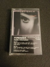 Foreigner Inside Information Cassette Tape 1987