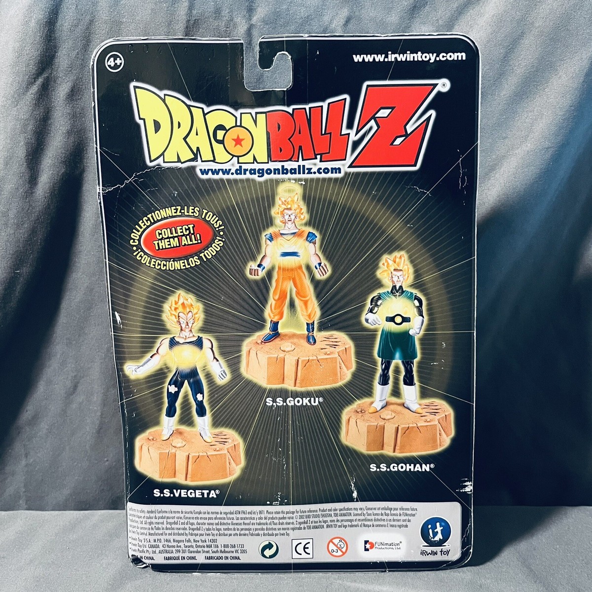 Vintage 2002 Dragonball Z S.S. Gohan Energy Glow Action