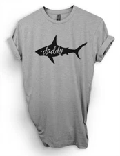 Daddy Shark T-Shirt, New Dad Announcement Shirt Gift For Best Father's Day