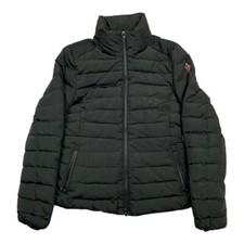 Moncler Vintage Black Zip-up Women's Puffer Jacket