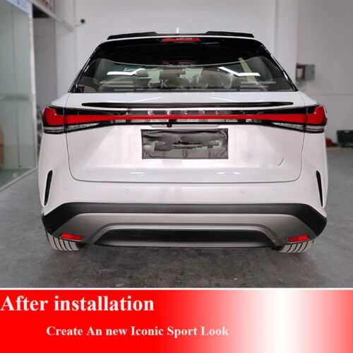 REAL CARBON Rear Roof Spoiler Top Boot Wing For Lexus RX350 RX450h RX500h 2022UP - Picture 4 of 12