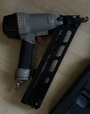 PORTER-CABLE Pneumatic Framing Nail Gun Gray Black with Carrying Case and Case