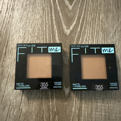 2 NEW Maybelline Fit me! Pressed Powder- 355 COCONUT