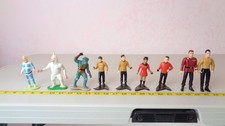 Star Trek Classic TOS Lot of 9 Figures 4-in Hamilton Playmates