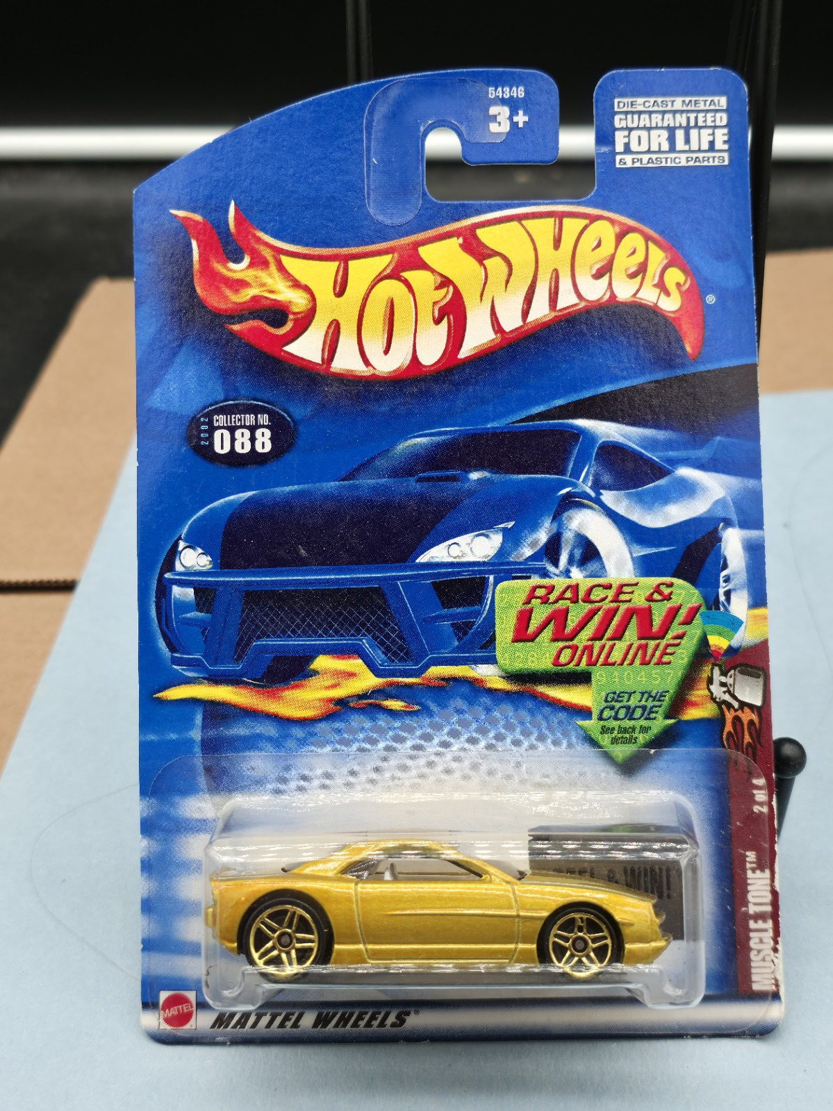 Hot Wheels Muscle Tone Spectraflame II Series 54346 Gold 2001
