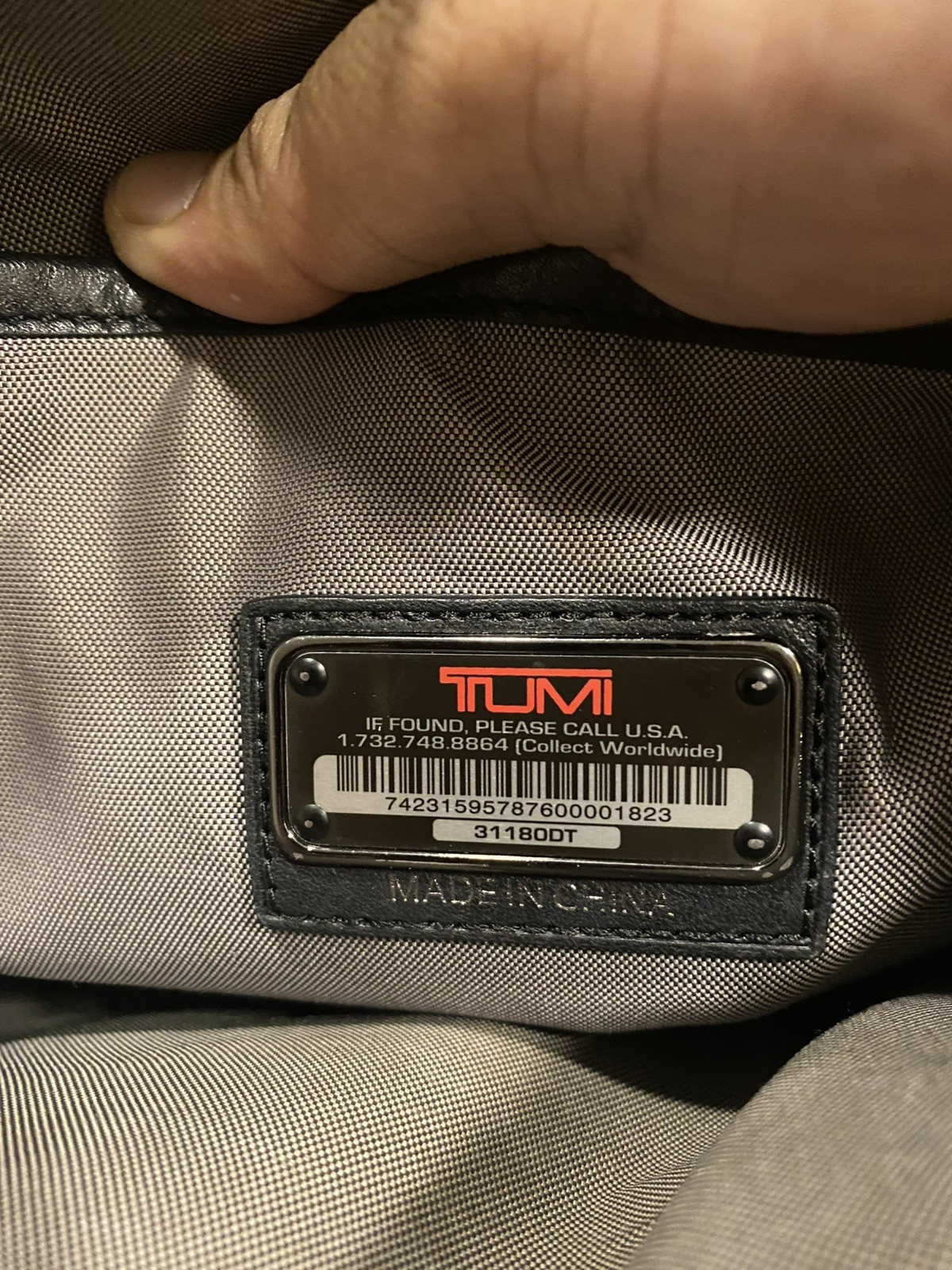 TUMI MONOGRAM BACK PACK - image 5