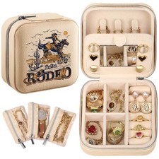 Travel Jewelry Case - Small Jewelry Organizers and Storage Box for Women Girl...