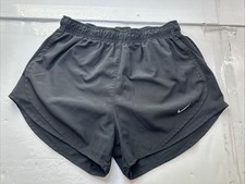 Nike Dri Fit Running Shorts Womens Black Sz- M 2195