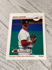 1991 Impel Bruce Ruffin Pre-Rookie #494 Scranton Wilkes-Barre Red Barons Card. rookie card picture