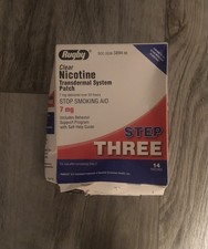 Rugby Nicotine Patch Step 3 7mg   Clear Transdermal 14 Patches 2026