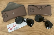 VTG Ray Ban Sunglasses W/Case Bausch  Lomb Aviator lot of 2 T4