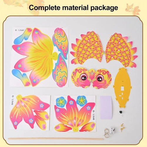 Handheld Fish-Shaped Lantern DIY Festival Lanterns Kits Festival Decoration - Picture 3 of 16
