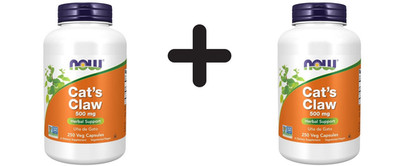 2 x NOW Foods Cat's Claw, 500mg - 250 caps (85,98 EUR/kg)