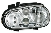 Scheinwerfer Links FüR VW Golf 4 Mit NSW 97-03 H3 H1 H7 Halogen + LWR Motor
