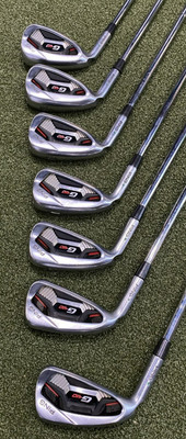 Ping G410 Eisen 4-Pw (7 Schläger) mit DG S300 Stahlschäften grüner Punkt Linkshand GC
