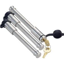 3 Pack Hitch Locks For B W Tow Stow 2 And 2.5 Inch Adjustable Ball Mounts