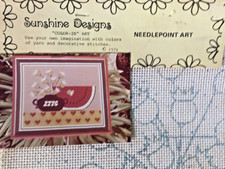 Bicentennial Watermelon, Sunshine Design, Needlepoint Canvas 13" x 16" Mono 10