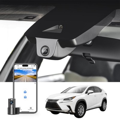 Front 4K & Rear 1080p Dash Cam Custom for Lexus NX 2018 2019 2020 2021(Model ...