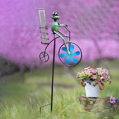 Regenmesser Deko Unikat Design Hofdeko Frosch Deko Regenmaß