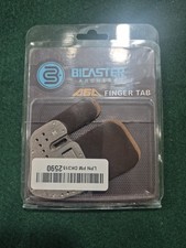 Bicaster Tiro con l'arco ASA Finger Tab argento taglia media mano sinistra