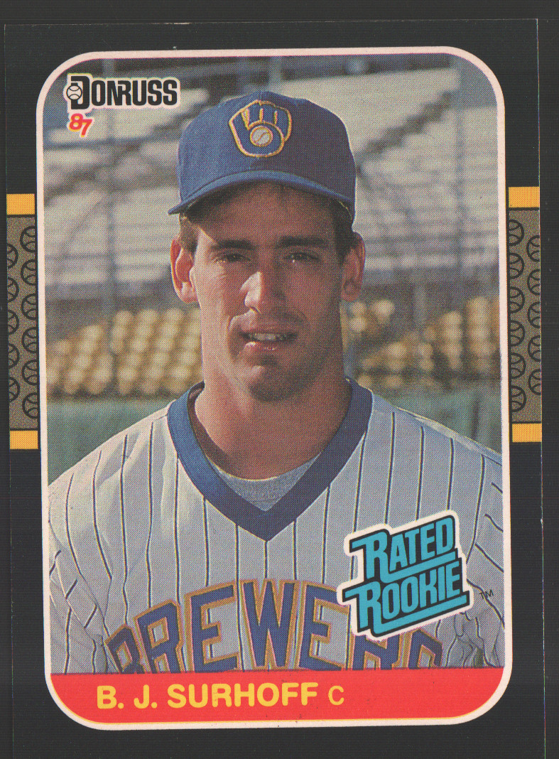 B. J. Surhoff #28 Baseball Cards 1987 Donruss trading card — raw and PSA graded price guide