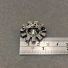 Vintage 1960s Rhinestone Starburst Lapel Pin Brooch — photo 4