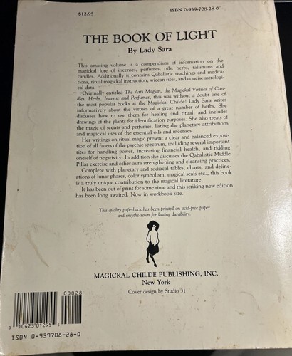 The Book Of Light By Lady Sara, paperback book (Rare) - Picture 9 of 9