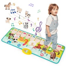 Floor Piano Mat for Toddlers Baby Musical Touch Dancing Keyboard Play Mat Gift