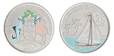 Bahamas 25 Cents, 2024, KM #251, Mint Commemorative