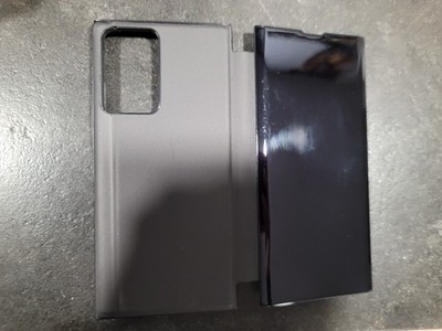 Flip S-View Mirror Clear Case For Samsung Galaxy S25 FE S24 S23 S22 Ultra Note20