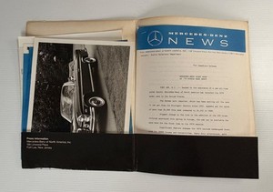 Rare Find! 1970 Mercedes Benz Factory Press Kit 280 SE Coupe & Convertible W 111