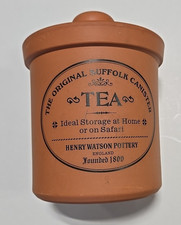 The Original Suffolk Canister Tea Henry Watson Pottery