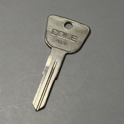 1- Cole National Key Blank  HD91 Honda Replacement Key DIrect Fit Car Truck