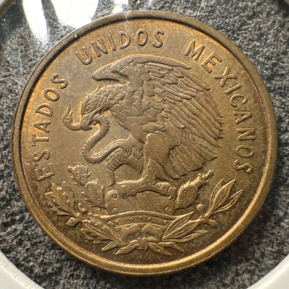 Mexico, 1966, 10 Centavos, Red BU, NR. Non Magnetic. Mo Mint Location. - Image 4 of 4
