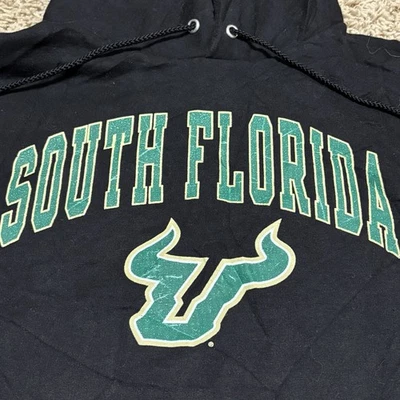 USF South Florida Bulls Champion XL Black Hoodie - Image 1 of 4