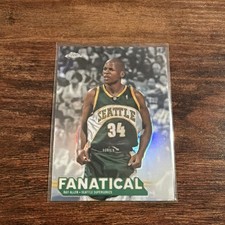 2025-26 Ray Allen Topps Chrome Fanatical SSP #FAN-18 Supersonics