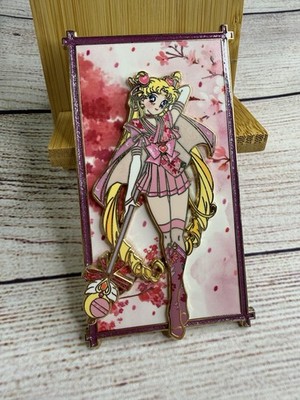 Sailor Moon Usagi Anime Pin MyPinFairy pink cherry Blossom