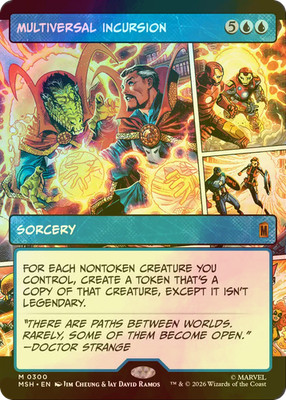 MTG Multiversal Incursion FOIL MSH English Showcase