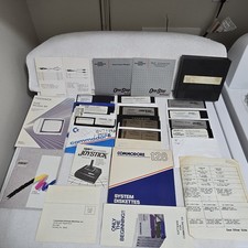 Vintage Commodore 128 System Disks Paperwork Software Ephemera Lot