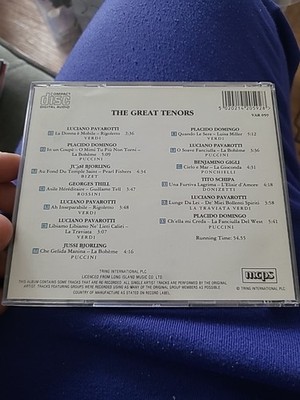 Opera Favourite Highlights CD The Great Tenors