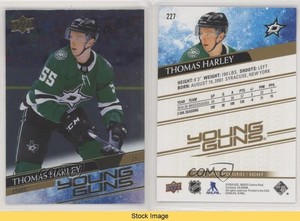 2020-21 Upper Deck Young Guns Silver Foil Thomas Harley #227 Rookie RC
