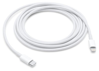 Apple Lightning auf USB-C Kabel 2m, weiß