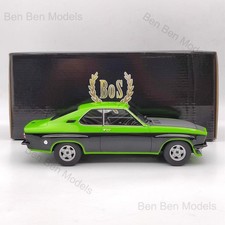 BOS 1:18 1975 MANTA TE 2800 COUPE Green & Black BOS108 Resin Model Car Used